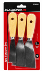 Blackspur 3PC Scraper Set 1", 2" & 3" – Carbon Steel Decorating Scrapers