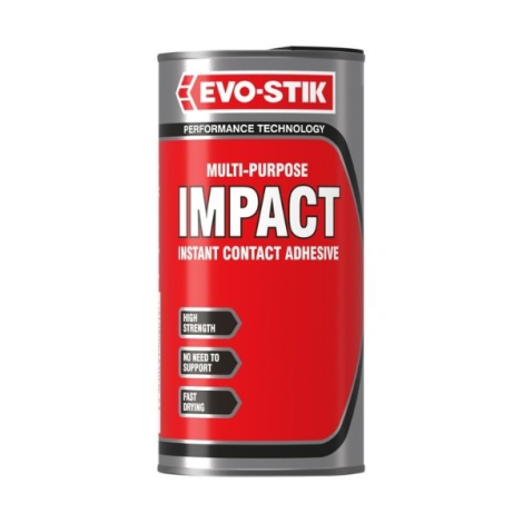 Evo-Stik Impact Adhesive 30g & 65gTube 250ml & 500ml Tin & 500ml Aerosole