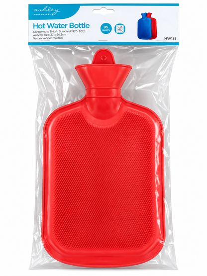 Ashley Housewares Hot Water Bottle Blue 2L
