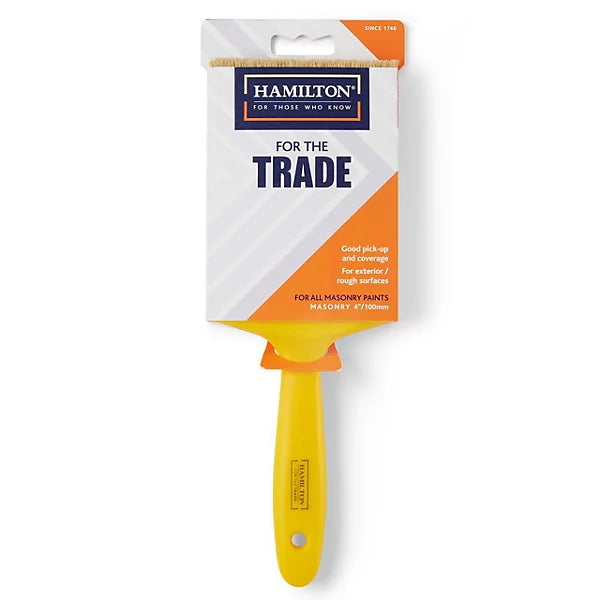 Hamilton For The Trade Masonry Brush 4" – 3190201-40