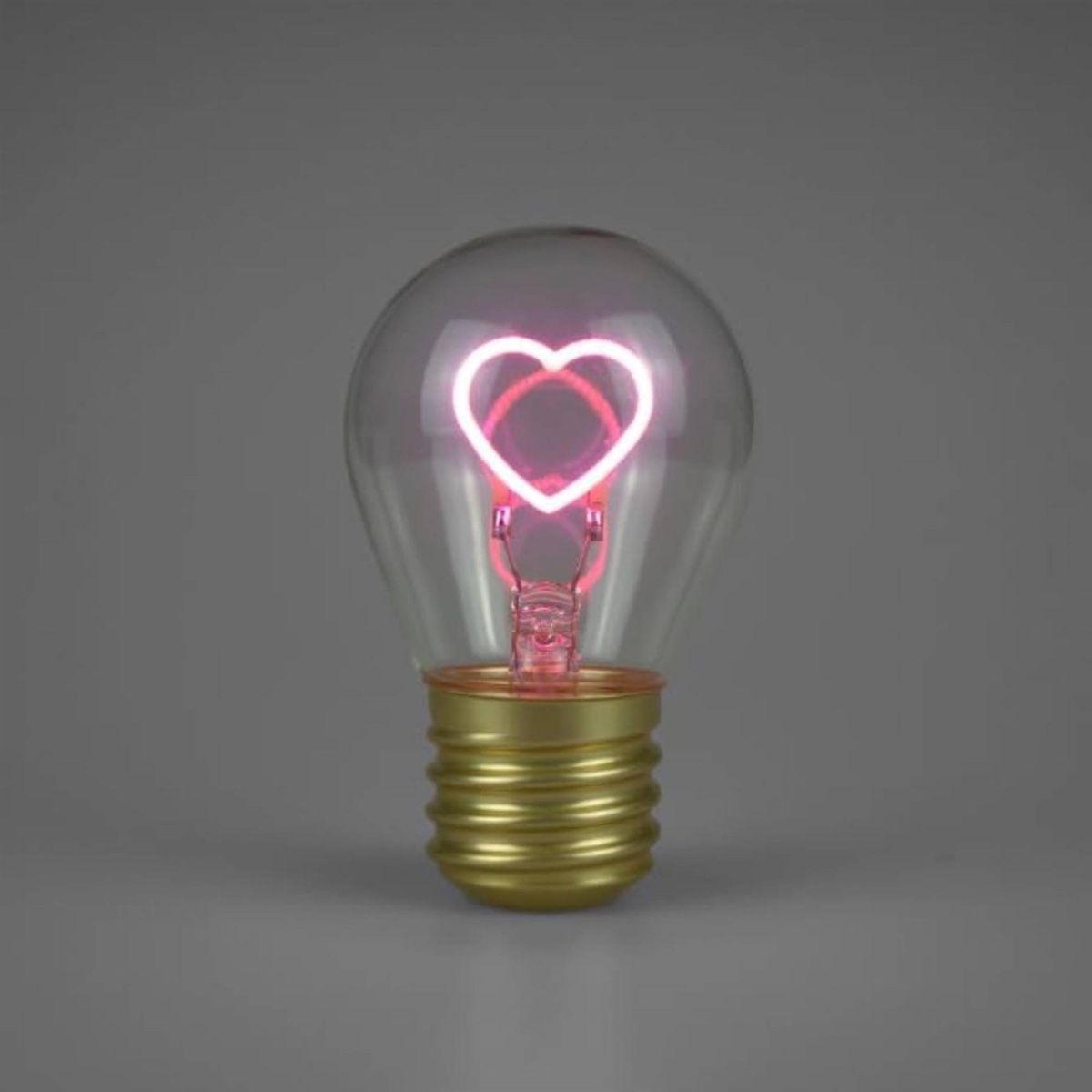 Kingavon Rechargeable LED Table Lamp Heart – USB-C Portable Lamp with 5.5 Hour Runtime – Heart
