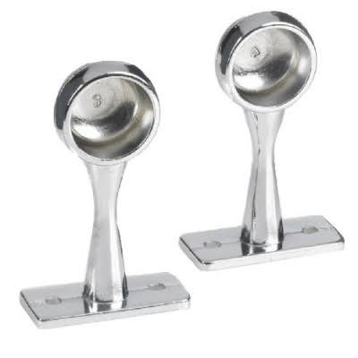 End Brackets Chrome