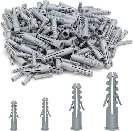 Nylon Wall Plugs Grey