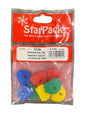 Star Pack 8 Assorted Colour Key Caps 72159 – Key Identification Covers