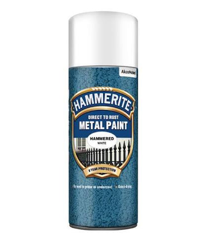 Hammerite Metal Paint 400ml Aerosol Smooth, Satin & Hammered