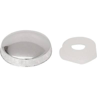 Plastic Dome Caps Chrome