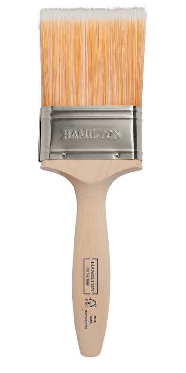 Hamilton For The Trade 3" Fine Tip Flat Paint Brush 3101001-30 – Professional Decorating Brush