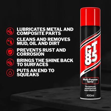 GT85 Multi Purpose Spray Lubricant