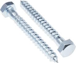 Hex Head Coach Screws Zinc