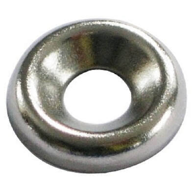 Cup Washers Brass & Chrome