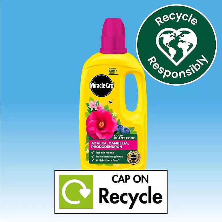 Miracle-Gro Ericaceous Liquid Plant Food 800ml – Feed for Azaleas, Camellias & Rhododendrons