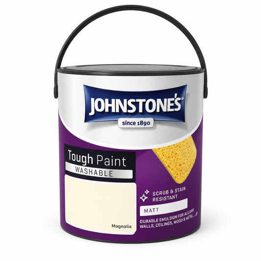 Front view of Johnstone's Tough Paint Washable in Magnolia