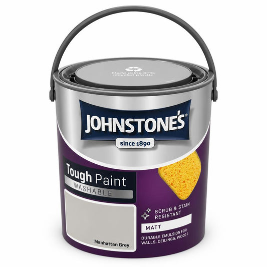 Johnstone's Tough Paint Washable paint can front