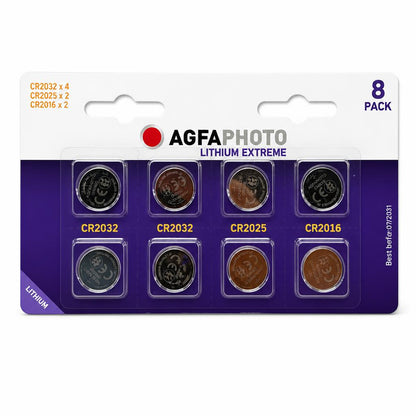 Agfa Photo Lithium Extreme Battery 8 Pack Front