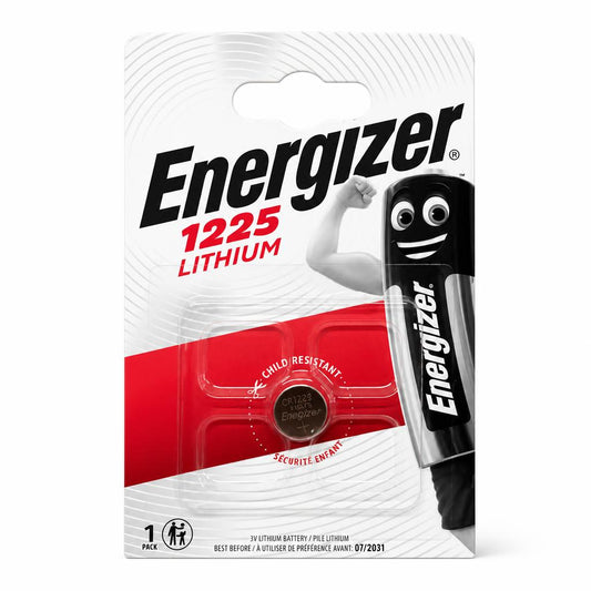 Energizer 1225 Lithium Battery with child-resistant feature