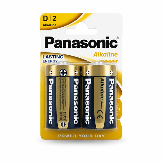 Panasonic Alkaline D Batteries pack front view