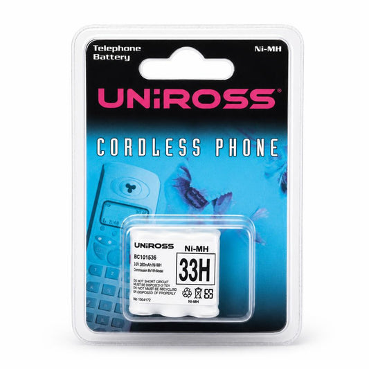 Uniross Cordless Phone Battery packaging front