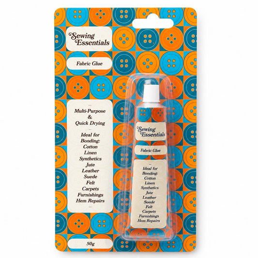 Sewing Essentials Fabric Glue packaging front view