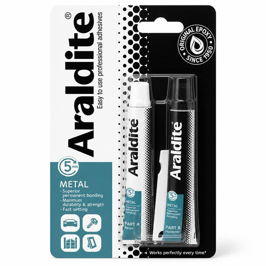 Araldite Metal Epoxy Adhesive Front Packaging