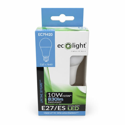 Ecolight LED Bulb front packaging