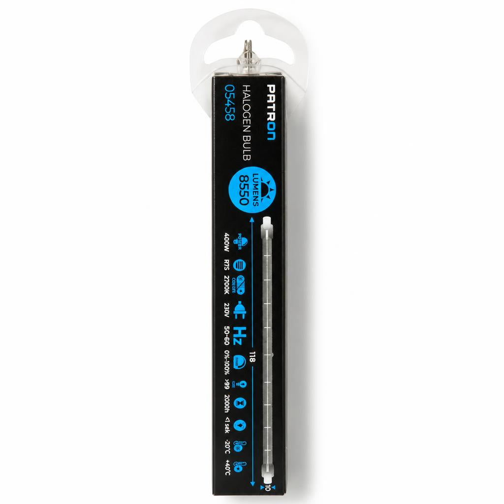 Patron Halogen Bulb packaging front view