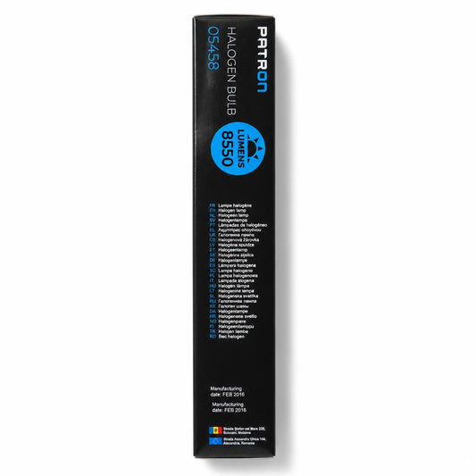 Patron Halogen Bulb packaging side view