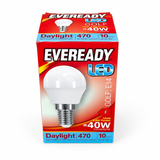 Eveready LED Golf Bulb packaging front view