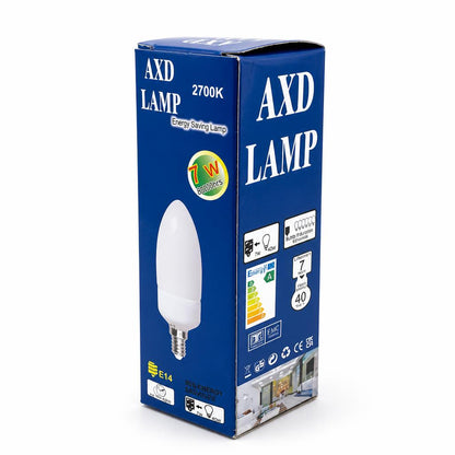 AXD Lamp 2700K 7W packaging