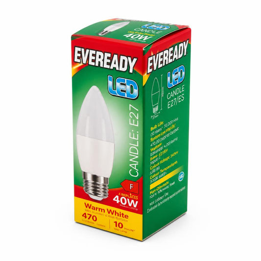 Eveready LED Candle E27 Light Bulb Packaging Front