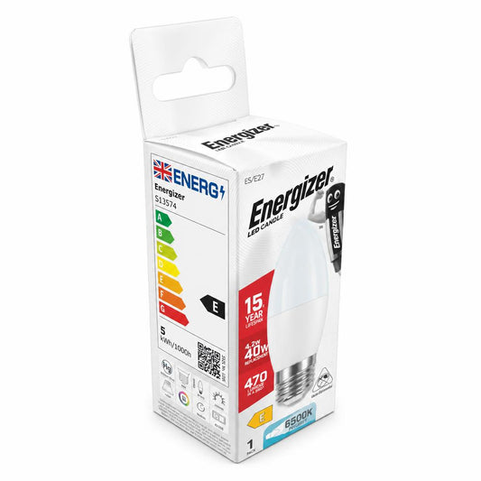 Energizer LED Candle Bulb back packaging