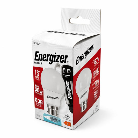 Energizer LED GLS BC/B22 bulb packaging front