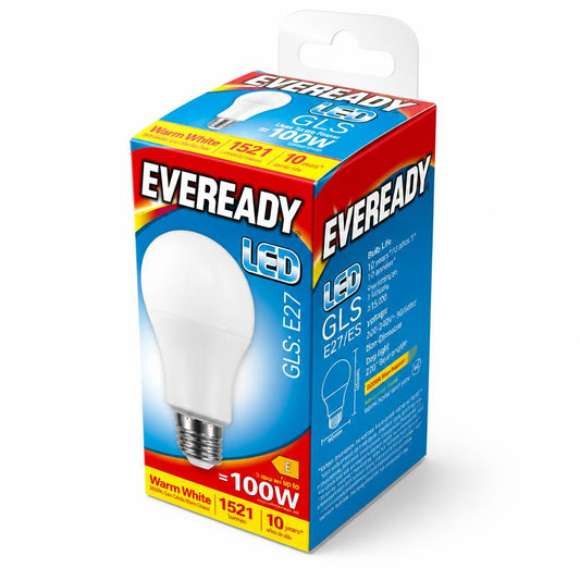 Eveready LED GLS bulb packaging front