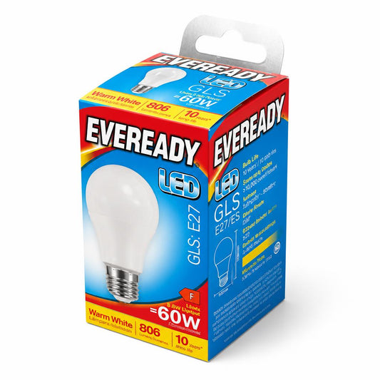 Eveready LED GLS Bulb E27 packaging front