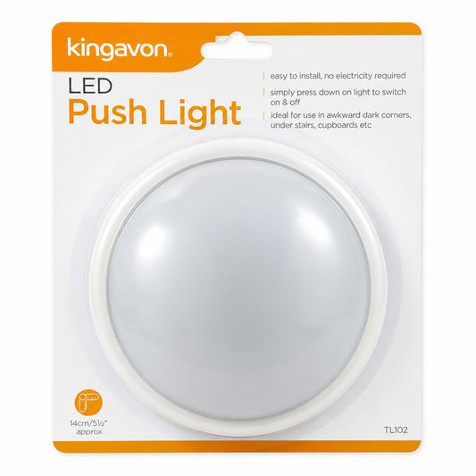 Front packaging of Kingavon LED Push Light TL102