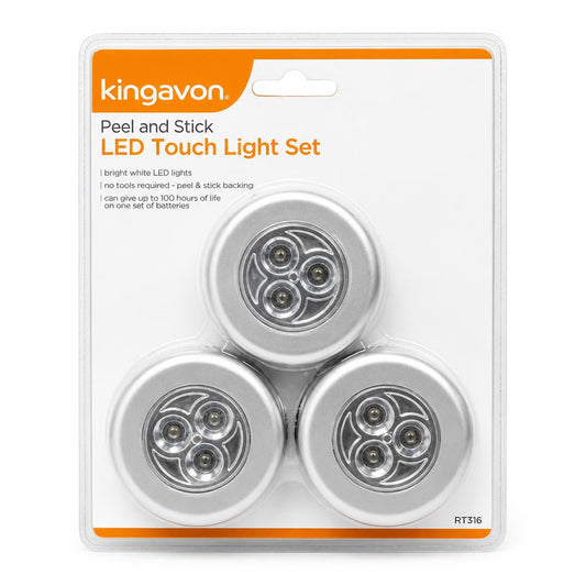 Kingavon LED Touch Light Set in packaging