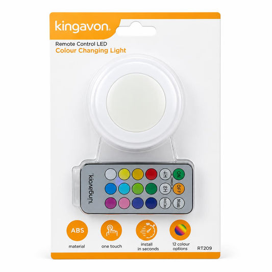 Kingavon Remote Control LED Colour Changing Light packaging