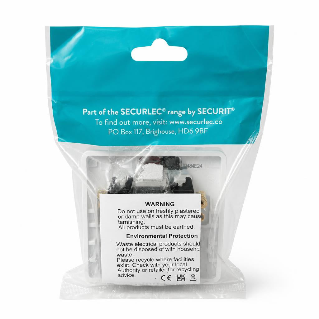 Securit double pole switch back packaging