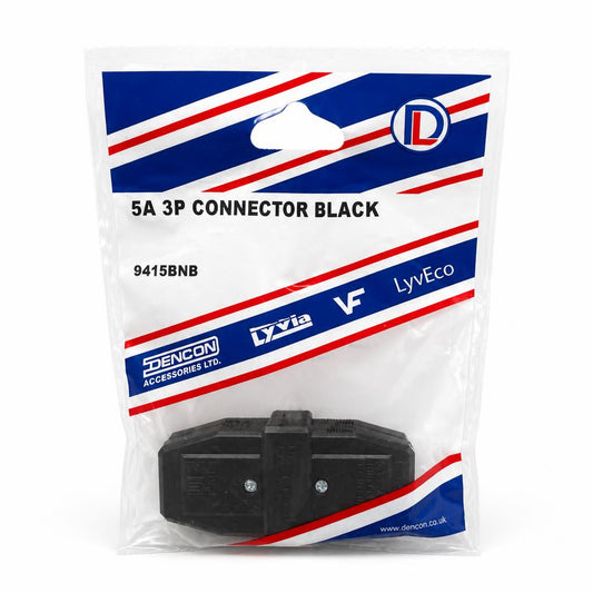Dencon 5A 3P Connector packaging front view