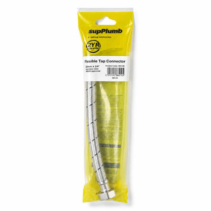 Supreme Flexible Tap Connector packaging front view