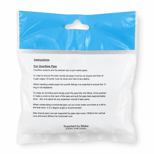 Back packaging instructions of Make Overflow Connector Pack 2