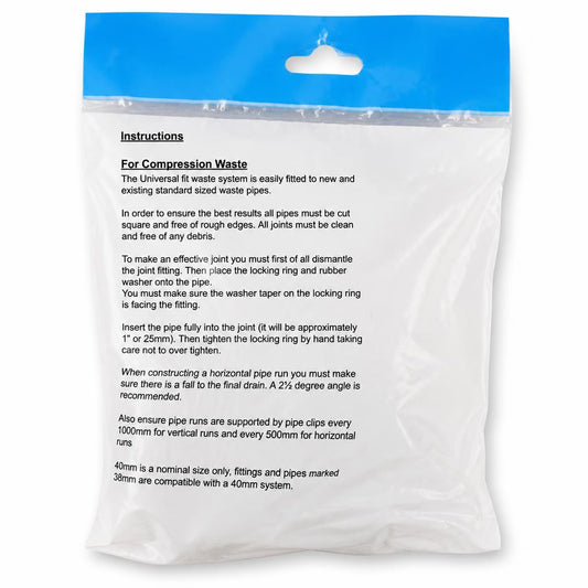 MaKe Universal Shallow Bath Trap & Cleaning Eye packaging back