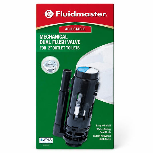 Fluidmaster Mechanical Dual Flush Valve packaging front view