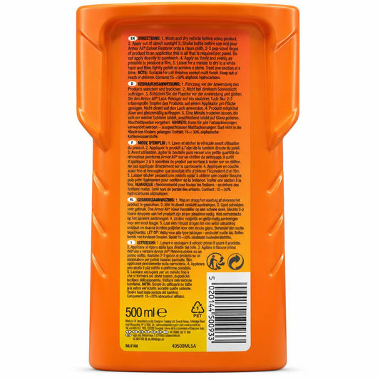Armor All Colour Restorer Back