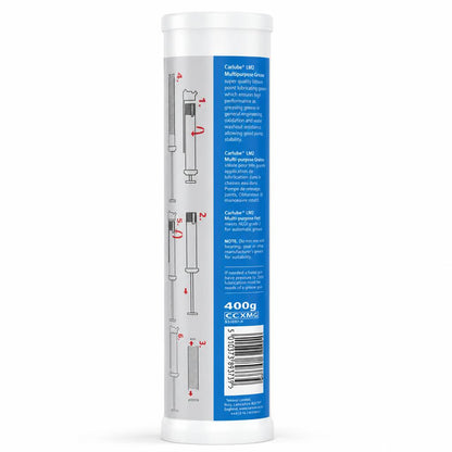 Carlube LM2 Multi-Purpose Grease 400g packaging back