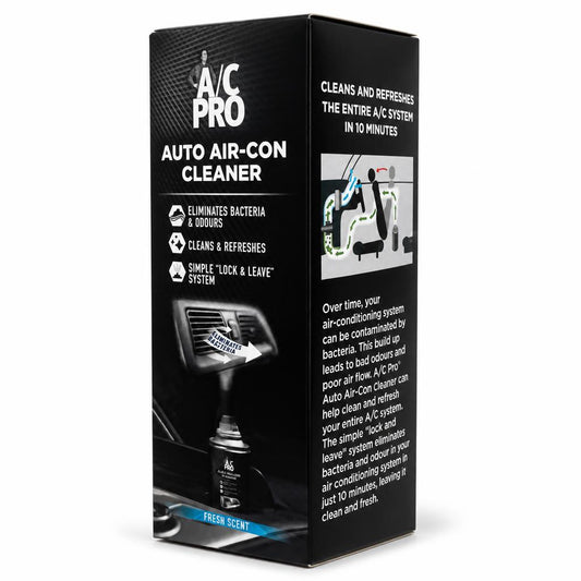 A/C Pro Auto Air-Con Cleaner packaging front view