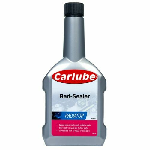 Front view of Carlube Rad-Sealer Radiator 300ml bottle