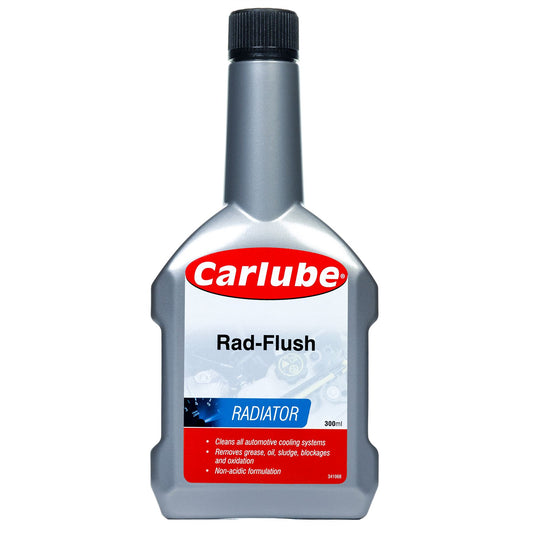 Front view of Carlube Radiator Flush bottle