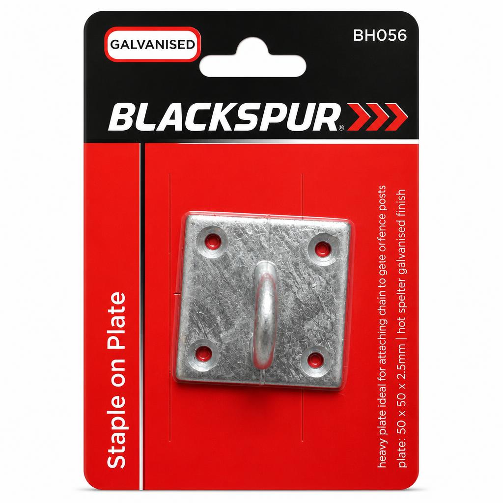 Blackspur Staple on Plate packaging front view