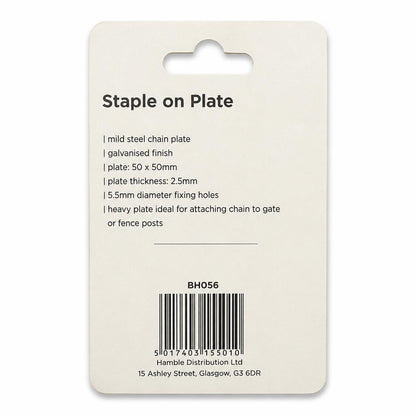 Blackspur Staple on Plate packaging back view