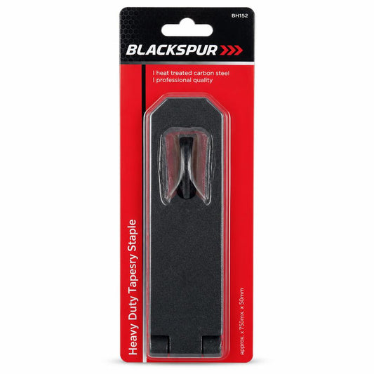 Blackspur Heavy Duty Hasp & Staple on wooden surface
